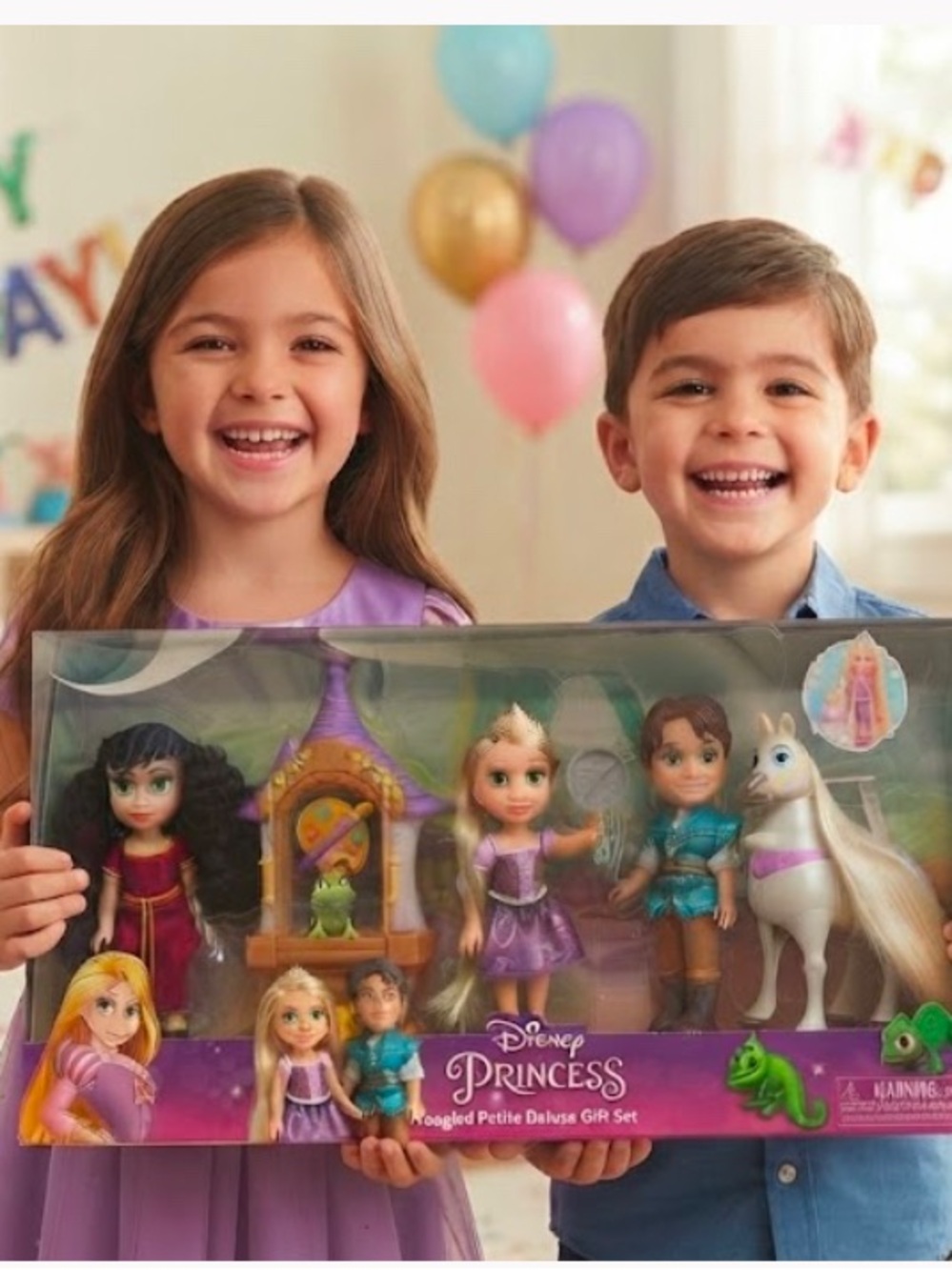 Disney princess tangled petite deluxe gift set new